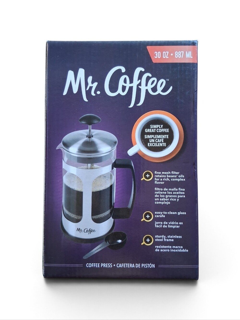 NEW Mr. Coffee Coffee Press New, Open Box